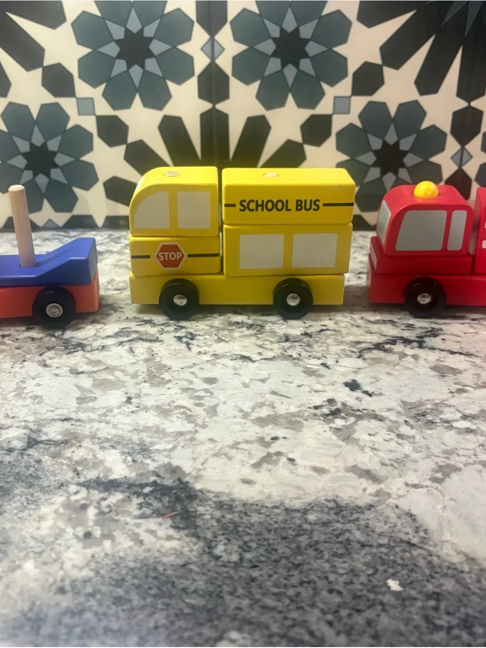 Wood Vehicle block sets